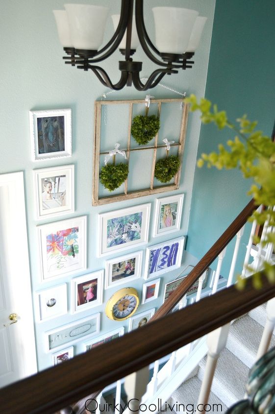 budget friendly foyer update, foyer, painting, wall decor