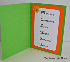 Mother's Day Cards With Acrostic Poems