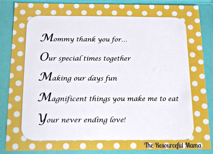 Mother S Day Cards With Acrostic Poems Hometalk
