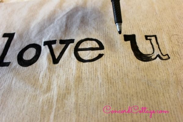 i love us pillow, crafts, how to, repurposing upcycling, reupholster