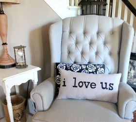 i love us pillow, crafts, how to, repurposing upcycling, reupholster
