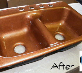 painting cast iron kitchen sink