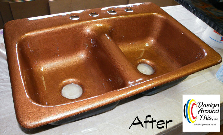 How to paint a cast iron sink
