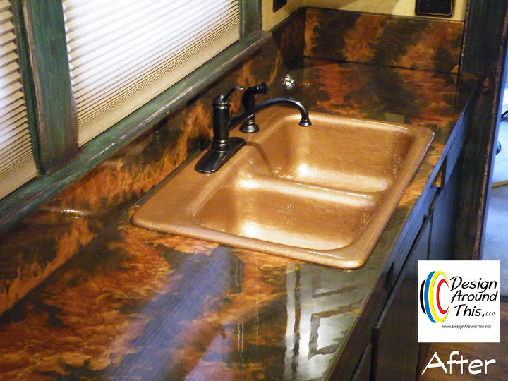 cast iron sink restoration project, kitchen design, painting, repurposing upcycling