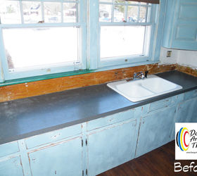 cast iron sink restoration project, kitchen design, painting, repurposing upcycling
