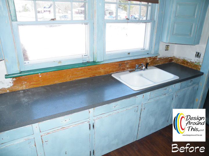 cast iron sink restoration project, kitchen design, painting, repurposing upcycling