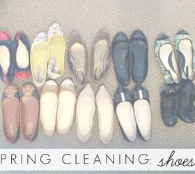 spring cleaning shoe edition, closet, organizing, storage ideas