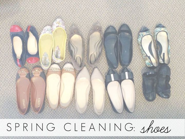 limpeza de primavera edio de sapatos