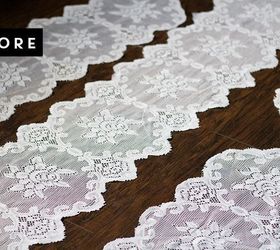 DIY Lace Curtains From Table Runners Hometalk