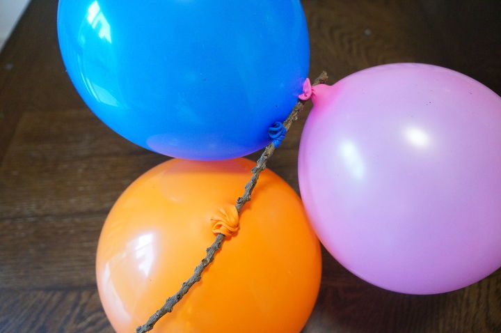 make a balloon bouquet, crafts, how to