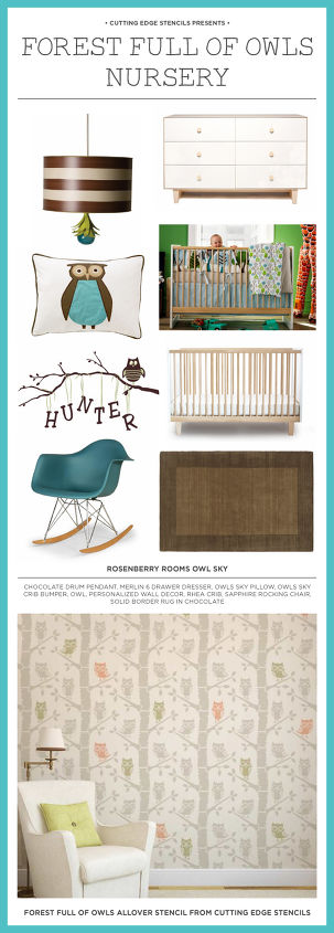 nursery inspiration boards featuring stencils, bedroom ideas, paint colors, painting, wall decor