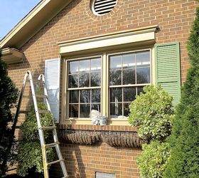 easily paint your shutters, curb appeal, how to, painting, windows