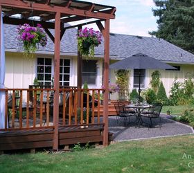 diy backyard makeover before and after, decks, diy, gardening, landscape, outdoor living