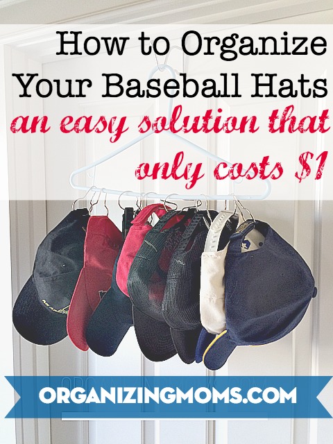 how to organize your baseball hats for a dollar, how to, organizing