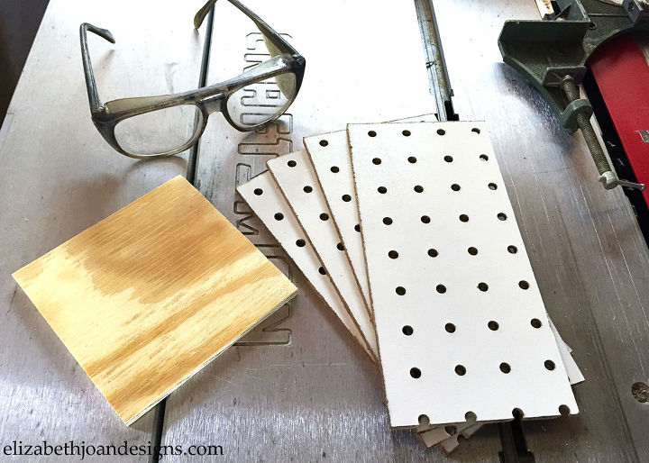 pegboard luminary, crafts, how to, repurposing upcycling, woodworking projects
