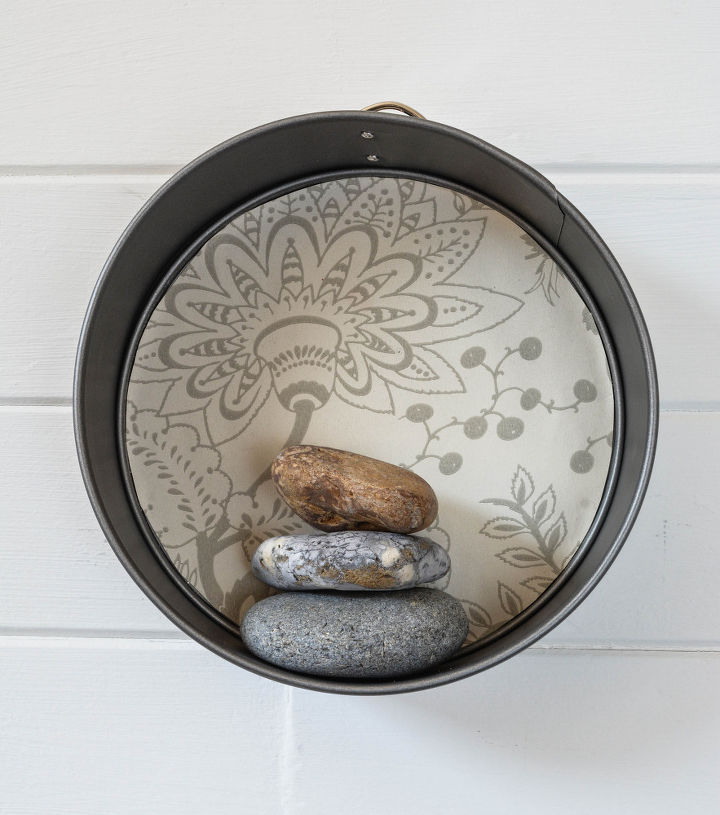 how to create floating wall shelves with old cake tins, how to, repurposing upcycling, shelving ideas