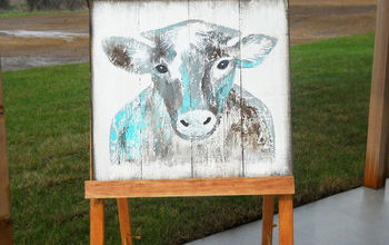 Cómo pintar el arte rústico de la vaca