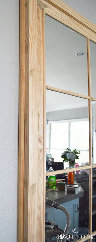 diy rh french window pane mirror, how to, repurposing upcycling, wall decor, windows