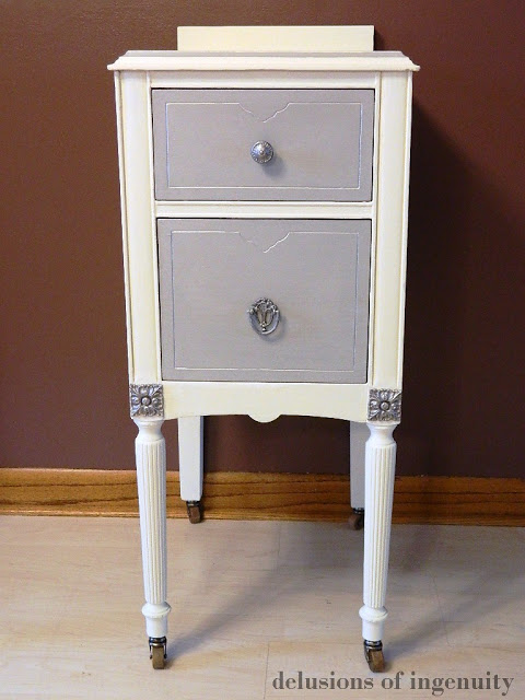 the night mare stand a chalk paint makeover, chalk paint, painted furniture, repurposing upcycling