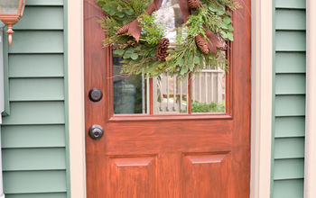 Thrifty Transformation: How to Paint a Door to Look Like Wood