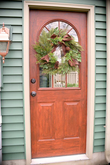 thrifty transformation how to paint a door to look like wood, doors, how to, painting