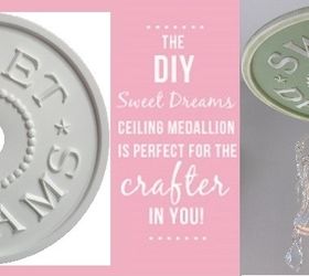 do it yourself sweet dreams ceiling medallion, crafts, lighting, wall decor, Sweet Dreams DIY
