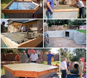 how to build a wood fired pizza oven in your backyard, concrete masonry, diy, how to, outdoor living