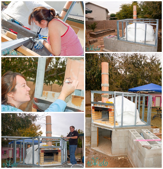 como construir un horno de pizza de lena en su patio trasero