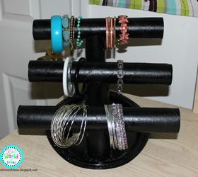 DIY Paper Towel Roll Jewelry Holder