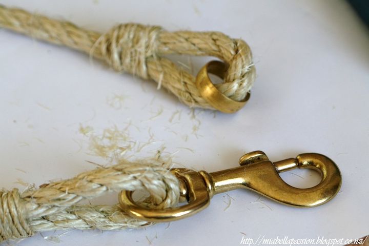 diy rope and brass curtain tie backs, crafts, diy, how to, window treatments, windows