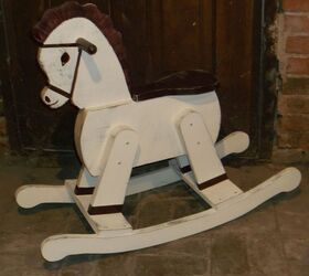 painting a rocking horse