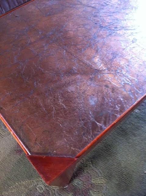 repairing a copper top table