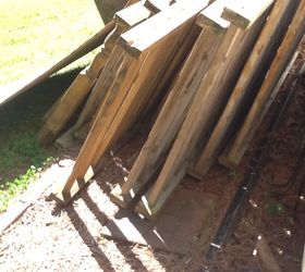 what to do with old deck rails