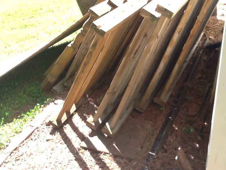 what to do with old deck rails