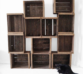 apple crates shelf, craft rooms, how to, repurposing upcycling, shelving ideas, storage ideas