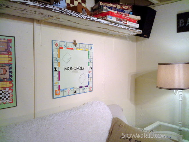 easy board game art for a game room, basement ideas, entertainment rec rooms, repurposing upcycling, wall decor