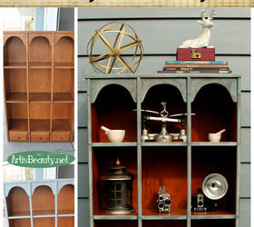 apothecary cabinet makeover pottery barn style, painted furniture