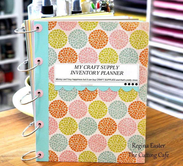 time to organize those craft supplies with a planner, craft rooms, crafts, organizing