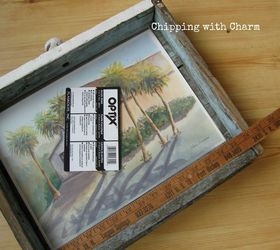 from chippy drawer repuposed for unique art frame, crafts, how to, repurposing upcycling