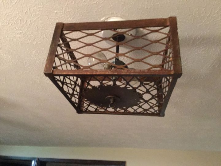q stabilize light shade, home improvement, home maintenance repairs, lighting, repurposing upcycling