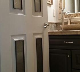 diy door makeover, bathroom ideas, doors, repurposing upcycling, tiling