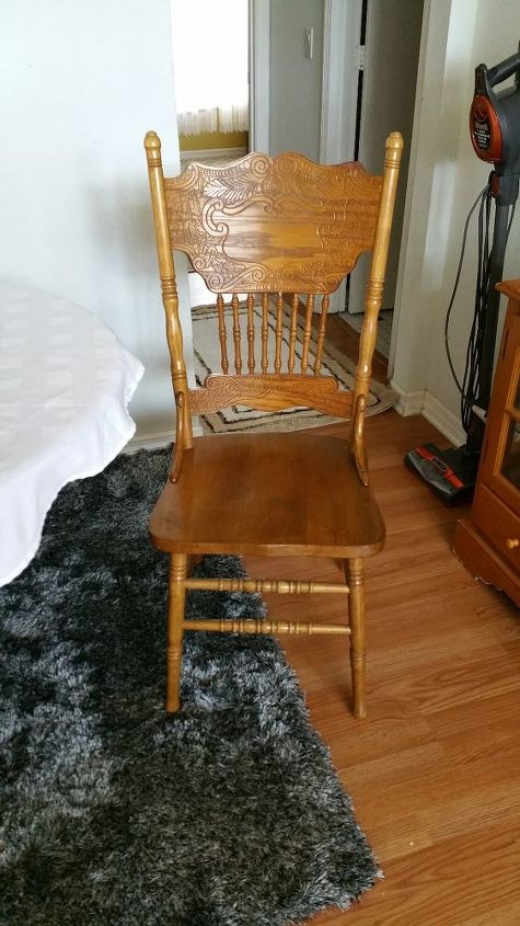 q any ideas how to change these chairs to look more french country, how to, painted furniture, repurposing upcycling
