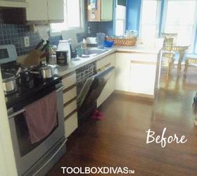 900 bright diy kitchen update, home improvement, kitchen backsplash, kitchen cabinets, kitchen design, painting