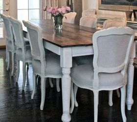 my daughter found a table she liked so i made her one, dining room ideas, diy, painted furniture, rustic furniture