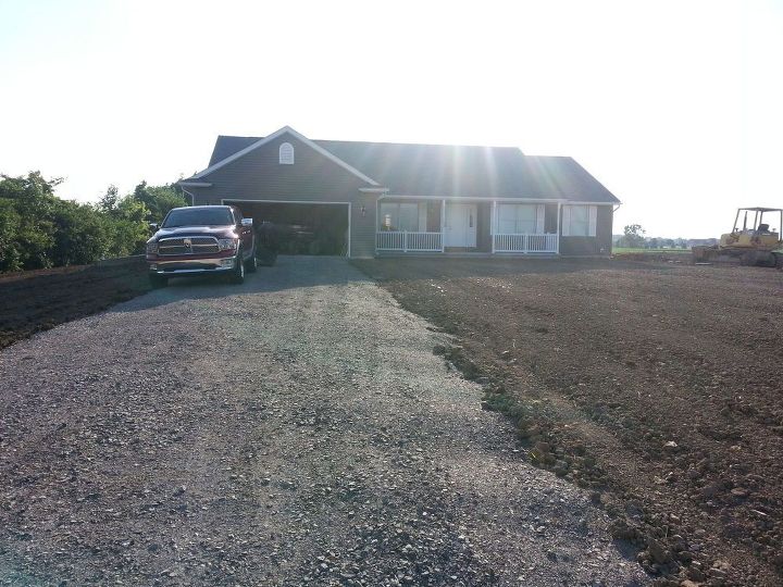 q lining a driveway with, concrete masonry, curb appeal, gardening, landscape