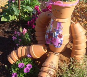 terra cotta flowerpot girl, container gardening, crafts, gardening, how to