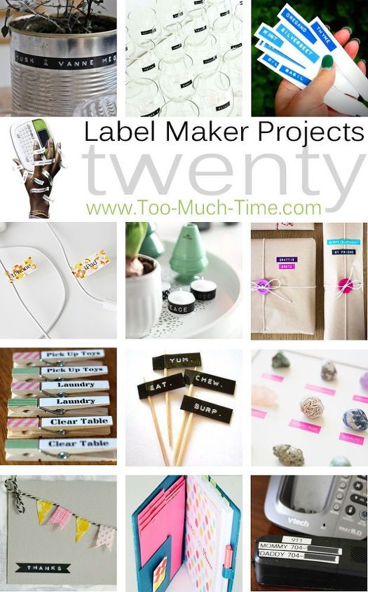 20 label maker projects, crafts, organizing