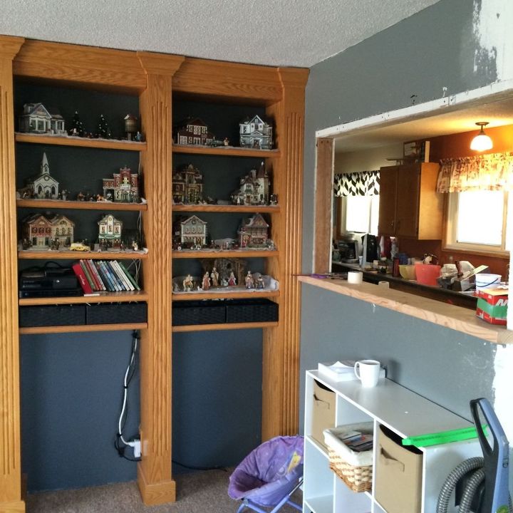 q what can i do with this, painted furniture, shelving ideas