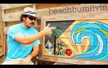 Recycled Pallet Wood Art Video!! Check it out :)
