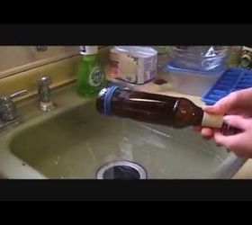 how to cut wine bottle to get perfect edge, crafts, repurposing upcycling, How to cut a bottle using household items